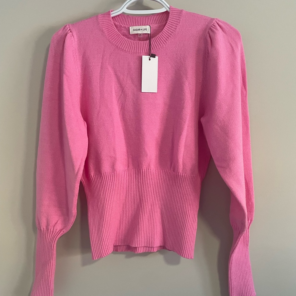 Pink sweater - super cute! (Cerise from HOC Winter palette)